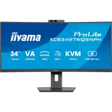 Монитор изогнутый 34" Iiyama ProLite XCB3497WQSNPH-B1, Black