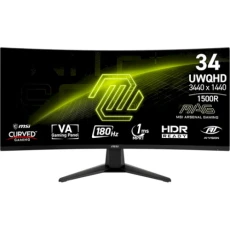 Монитор изогнутый 34" MSI MAG 346CQ, Black (9S6-3DD71M-001)