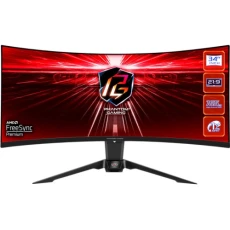 Монитор изогнутый 34" ASRock PG34WQ15R2B, Black