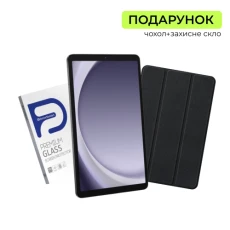 Планшет Galaxy Tab A9 (LTE), Graphite, 8.7", 8Gb / 128Gb + стекло + чехол (SM-X115NZAESEK)