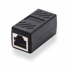 Розетка соединительная для RJ45 (мама <-> мама), Black, GTL (GTLRJ45FRJ45F)