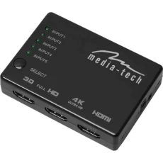Сплиттер HDMI 1x5, Media-Tech MT5207, Black