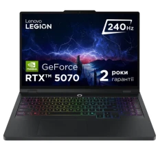 Ноутбук 16" Lenovo Legion Pro 5 16IRX10 (83NN003WRA) Black, Intel Core i9-14900HX, 32GB, 2TB, DOS