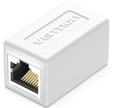 Розетка з’єднувальна для RJ45 (мама <-> мама), Black, Vention, Cat.6, FTP (IPVW0)
