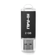 Флеш накопитель USB 2Gb Hi-Rali Rocket, Black, USB 2.0 (HI-2GBRKTBK)