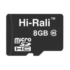 Карта памяти microSDHC, 8Gb, Hi-Rali, Class10, без адаптера (HI-8GBSDCL10-00)