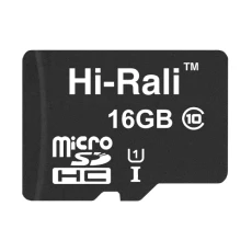 Карта памяти microSDHC, 16Gb, Hi-Rali, без адаптера (HI-16GBSD10U1-00)