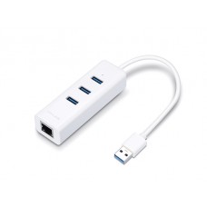 Сетевой адаптер USB TP-LINK UE330, White, 1xGLan, USB 3.0, RTL8153