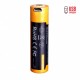 Аккумулятор 18650, 2600 mAh, Fenix,1 шт, Li-ion, 3.6V, micro USB, Yellow (ARB-L18-2600U)