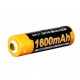 Аккумулятор 14500 micro, 1600 mAh, Fenix,1 шт, Li-ion, 1.5V, micro USB, Yellow (ARB-L14-1600U)
