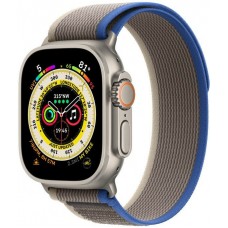 Смарт-часы Apple Watch Ultra GPS + Cellular (A2684), 49 мм, Blue/Grey Trail Loop (M/L) (MQFV3UL/A)