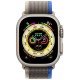 Смарт-годинник Apple Watch Ultra GPS + Cellular (A2684), 49 мм, Blue/Grey Trail Loop (M/L) (MQFV3UL/A)