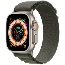 Смарт-часы Apple Watch Ultra GPS + Cellular (A2684), 49 мм, Green Alpine Loop (Large) (MQFP3UL/A)