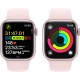Смарт-часы Apple Watch Series 9 GPS (A2978), 41 мм, Pink, Light Pink Sport Band (S/M) (MR933QP/A)