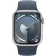 Смарт-часы Apple Watch Series 9 GPS (A2978), 41 мм, Silver, Storm Blue Sport Band (S/M) (MR903QP/A)