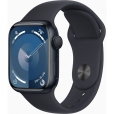 Смарт-часы Apple Watch Series 9 GPS (A2978), 41 мм, Midnight, Midnight Sport Band (M/L) (MR8X3QP/A)