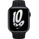 Ремешок для Apple Watch 45 мм, Nike Sport Band, Black (MPH43ZM/A)