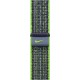 Ремінець для Apple Watch 41 мм, Nike Sport Loop, Bright Green/Blue (MTL03ZM/A)