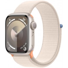 Смарт-часы Apple Watch Series 9 GPS (A2978), 41 мм, Starlight, Starlight Sport Loop (MR8V3QP/A)