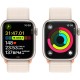 Смарт-часы Apple Watch Series 9 GPS (A2978), 41 мм, Starlight, Starlight Sport Loop (MR8V3QP/A)