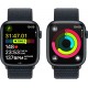 Смарт-годинник Apple Watch Series 9 GPS (A2980), 45 мм, Midnight, Midnight Sport Loop (MR9C3QP/A)