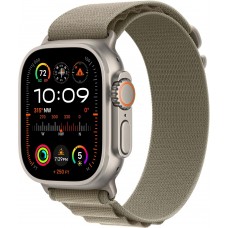 Смарт-годинник Apple Watch Ultra 2 GPS + Cellular (A2986), 49 мм, Titanium, Olive Alpine Loop (MRF03UL/A)