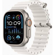 Смарт-часы Apple Watch Ultra 2 GPS + Cellular (A2986), 49 мм, Titanium, White Ocean Band (MREJ3UL/A)