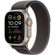 Смарт-годинник Apple Watch Ultra 2 GPS + Cellular (A2986), 49 мм, Titanium, Blue/Black Trail Loop (S/M) (MRF53UL/A)