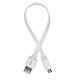 Кабель USB - micro USB 0.25 м ColorWay White (CW-CBUM-MUM25W)