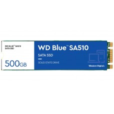 Твердотельный накопитель M.2 500Gb, Western Digital Blue SA510, SATA3 (WDS500G3B0B)
