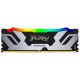 Память 16Gb DDR5, 6400 MHz, Kingston Fury Renegade RGB, Black/Silver (KF564C32RSA-16)