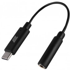 Кабель USB Type-C - 3.5 мм 0.3 м 2E Black (2E-MAC010)