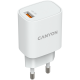 Мережевий зарядний пристрій Canyon H-18-01, White (CNE-CHA18W)