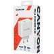 Сетевое зарядное устройство Canyon H-65, White (CND-CHA65W01)