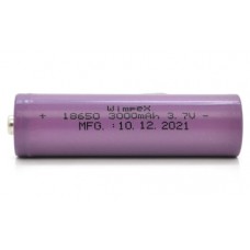 Акумулятор 18650, 3000 mAh, WMP, 3.7V, Purple