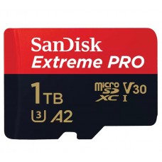 Карта памяти microSDXC, 1Tb, SanDisk Extreme PRO, SD адаптер (SDSQXCD-1T00-GN6MA)