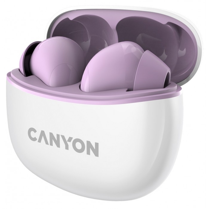 Навушники Canyon TWS-5, Purple (CNS-TWS5PU)
