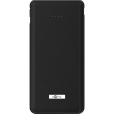 Универсальная мобильная батарея 10000 mAh, Wentronic Goobay Slimline, Black (53933)