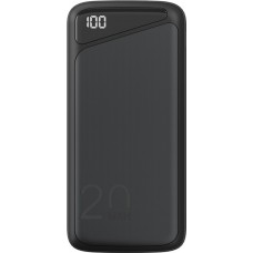 Универсальная мобильная батарея 20000 mAh, Wentronic Goobay Slimline, Black (53939)