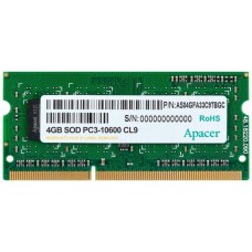 Память SO-DIMM, DDR3, 4Gb, 1333 MHz, Apacer, 1.5V (DS.04G2J.K9M)