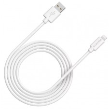 Кабель USB - Lightning, Canyon MFI-12, White, 2 м, 2.4A (CNS-MFIC12W)