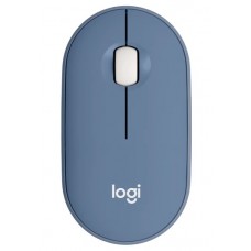 Мышь беспроводная Logitech Pebble M350, Blueberry (910-006753)