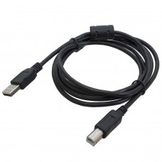 Кабель USB - USB BM 1.8 м Patron Black, феритовий фільтр (PN-AMBM-18F)