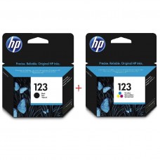 Комплект картриджей HP №123 (F6V16AE) + №123 (F6V17AE) (Set123)