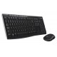 Комплект бездротовий Logitech MK270 Combo, Black, клавіатура + миша (920-004508)