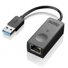 Сетевой адаптер USB 3.0 - Ethernet, Lenovo, Black (4X90S91830)