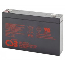 Батарея для ДБЖ 6В 9Ач CSB, HRL634WF2, ШхДхВ 150х55х95, Q10