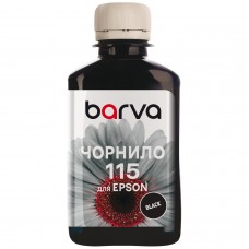 Чорнило Barva Epson L8180, L8160, Black, 180 мл, пігментне (E115-871)