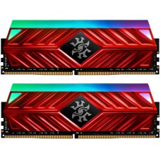 Память 8Gb x 2 (16Gb Kit) DDR4, 3200 MHz, ADATA XPG Spectrix D41, Red (AX4U32008G16A-DR41)