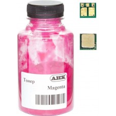 Тонер + чип HP CLJ M180/M181, Magenta, 35 г, AHK (1505185)